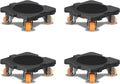 ONEON Add-on 4Pack Connectable Dolly Furniture Movers - Extra Moving
