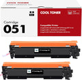 051 Toner Cartridge Compatible for Canon 051 - 2-Pack High Yield