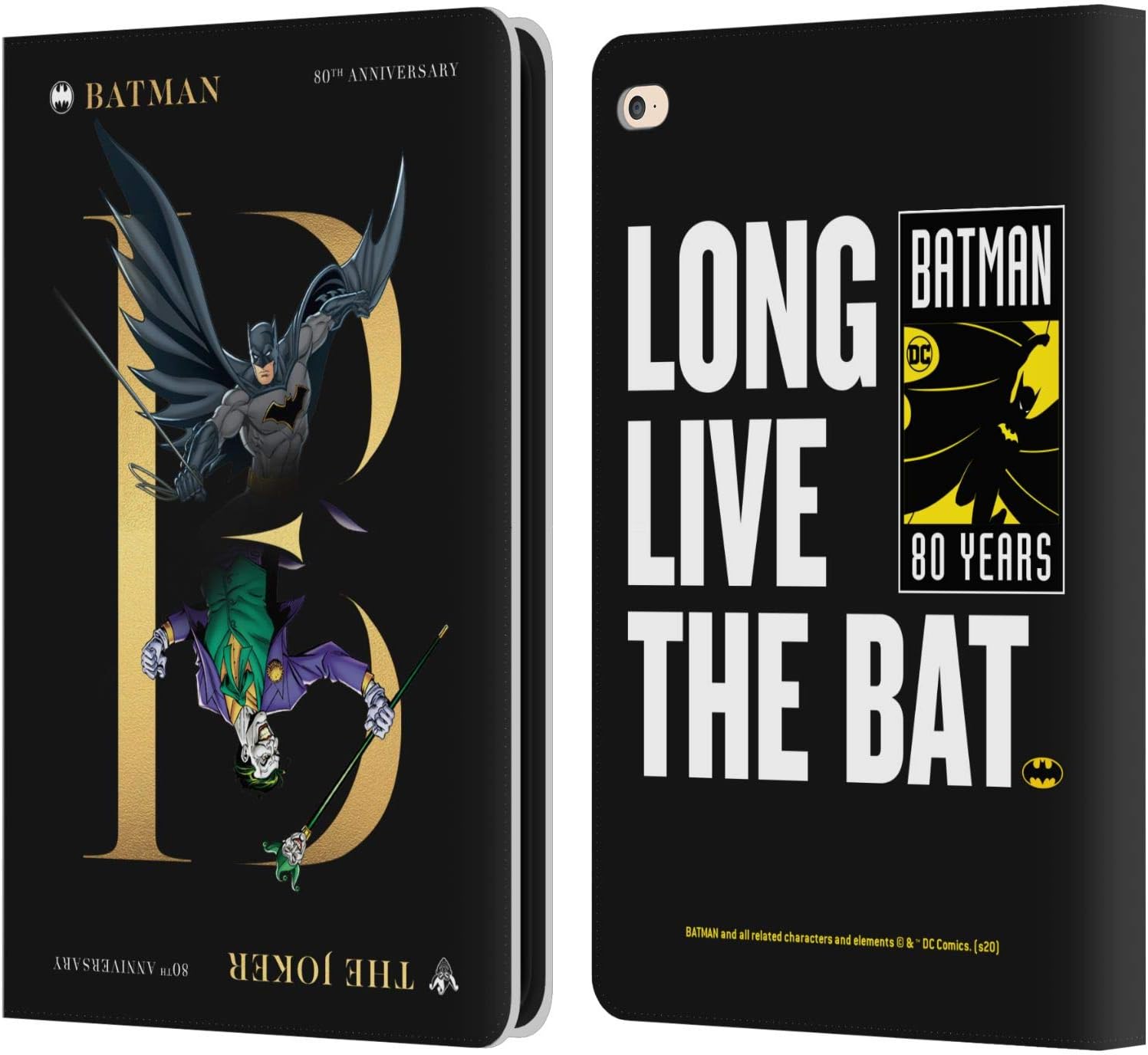Batman DC Comics Joker Rivalry Leather Wallet Case for iPad Air 2