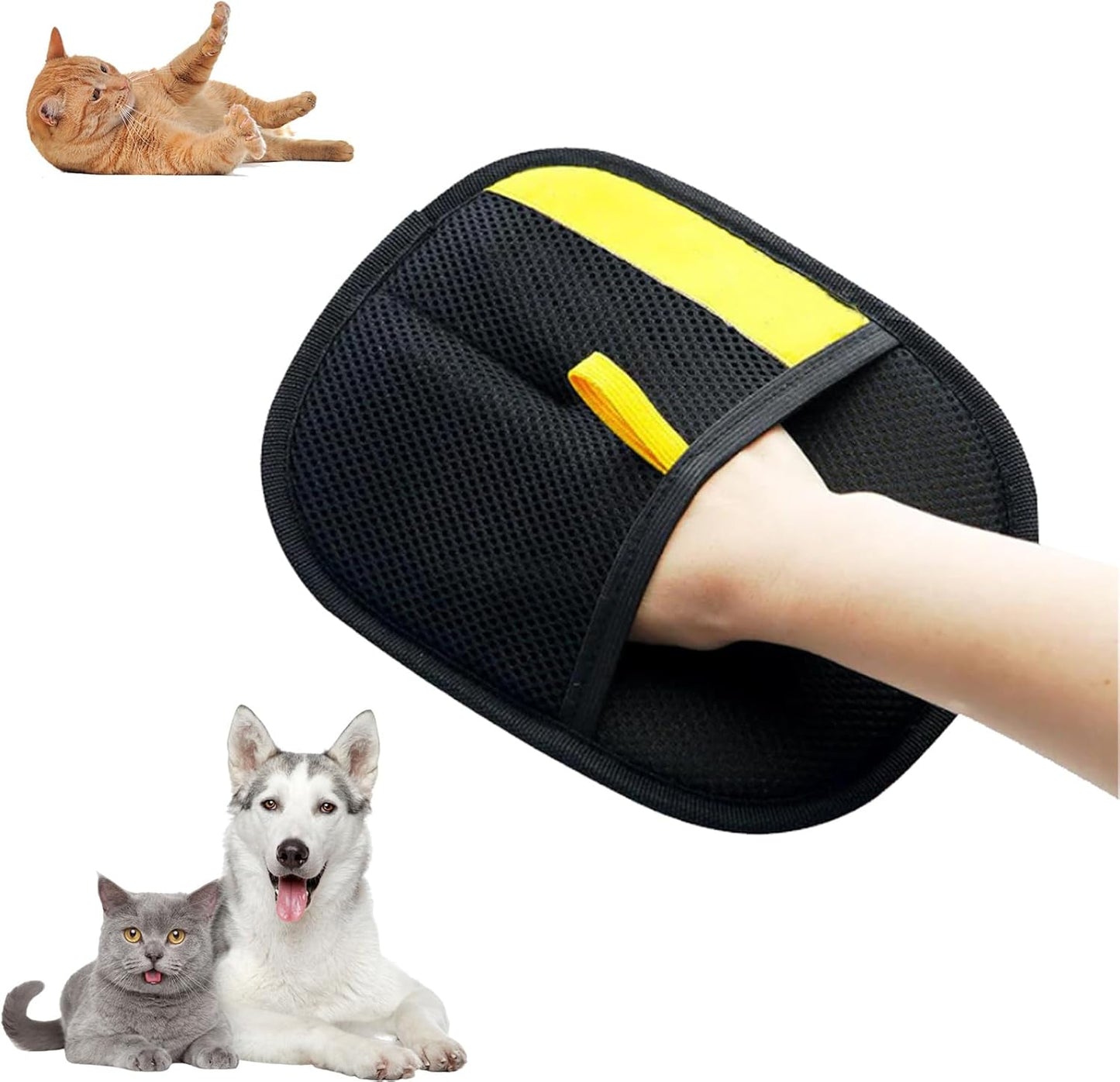 Ultimate Pet Grooming Gloves - Double-Sided Magic!