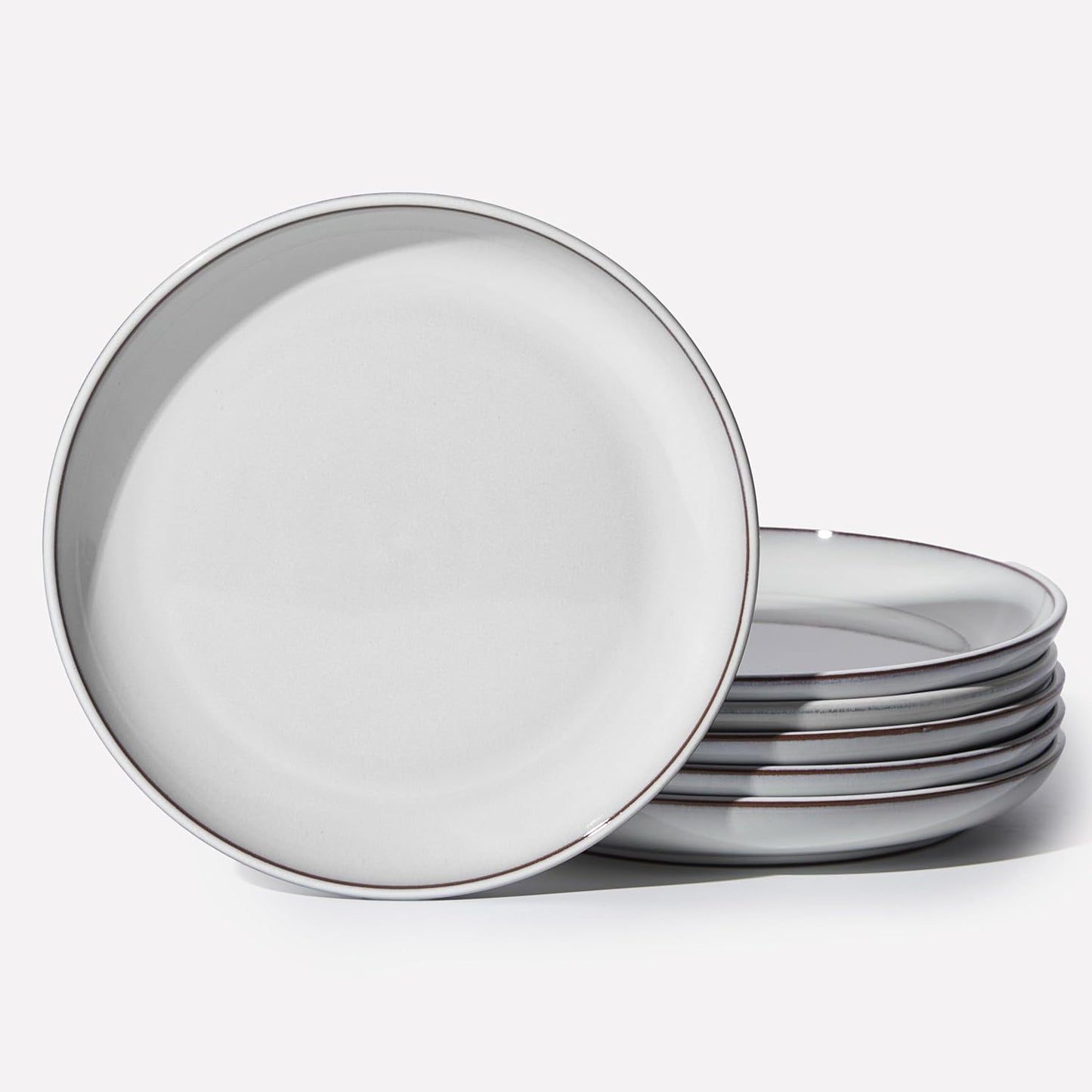 Salad Plates Set of 6 - Stylish Microwave Safe Dessert Plates