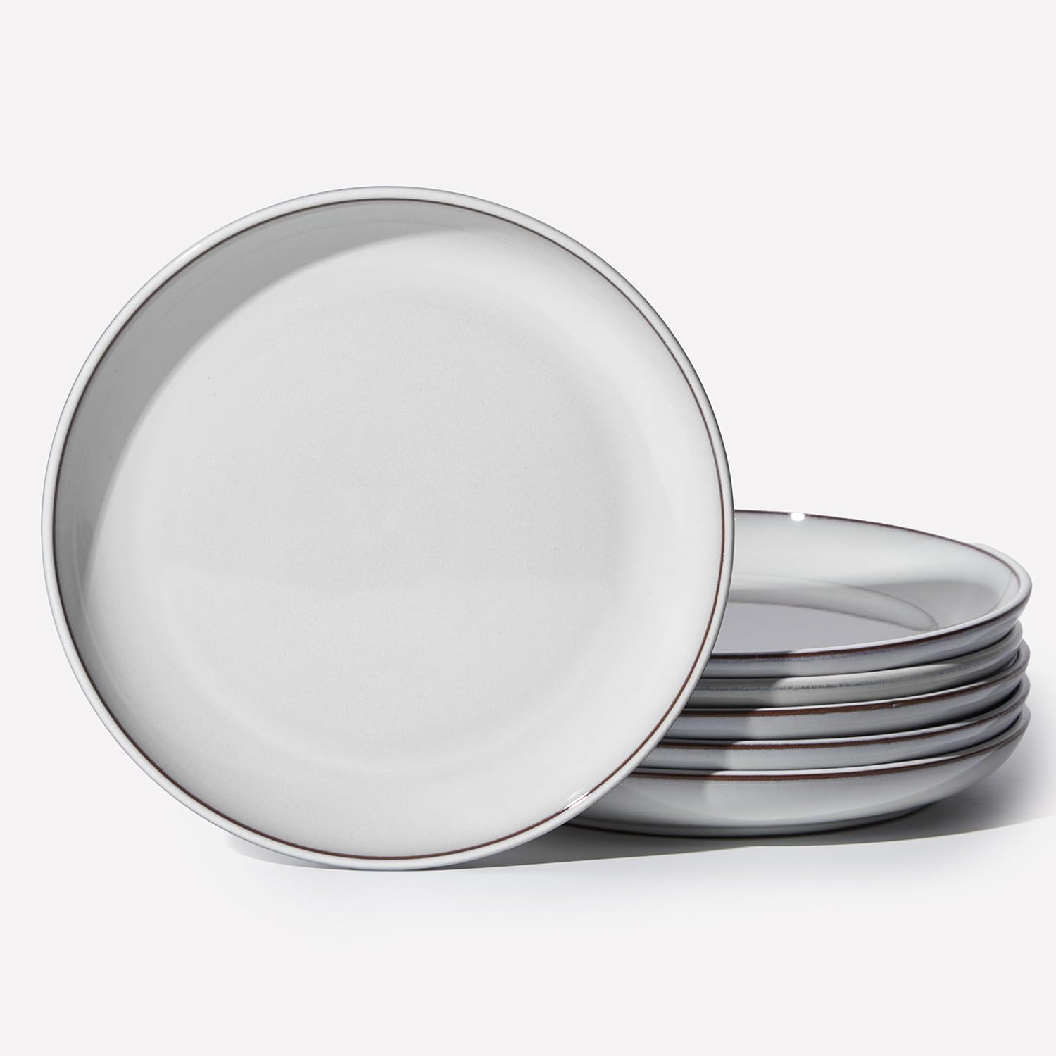 Salad Plates Set of 6 - Stylish Microwave Safe Dessert Plates