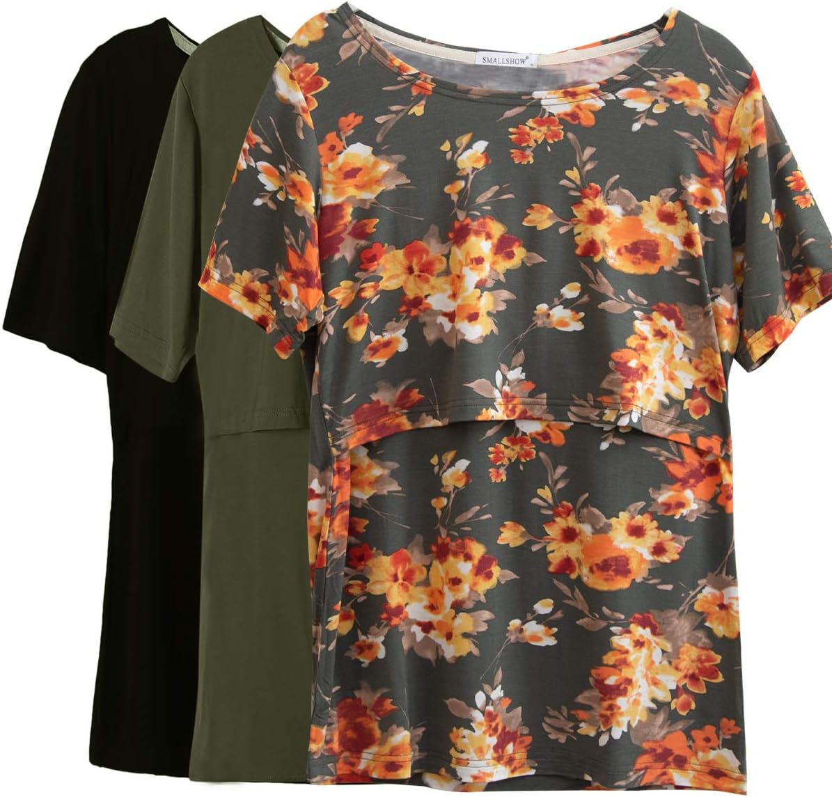 Smallshow Women's Maternity Nursing Tops for Comfortable Feeding