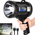 Rechargeable Spotlight 90,000 Lumens Handheld Hunting Flashlight