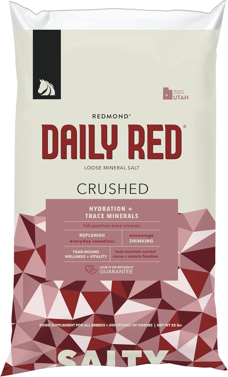 Daily Red Crushed Loose Minerals for Horses - 25LB Refill Bag