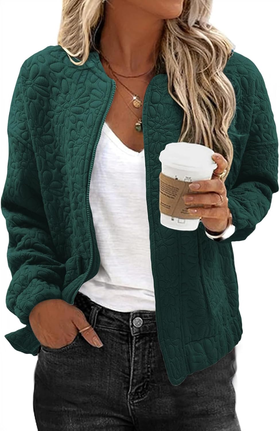 EVALESS Bomber Jackets for Women Spring Fashion 2025 Cute Coats