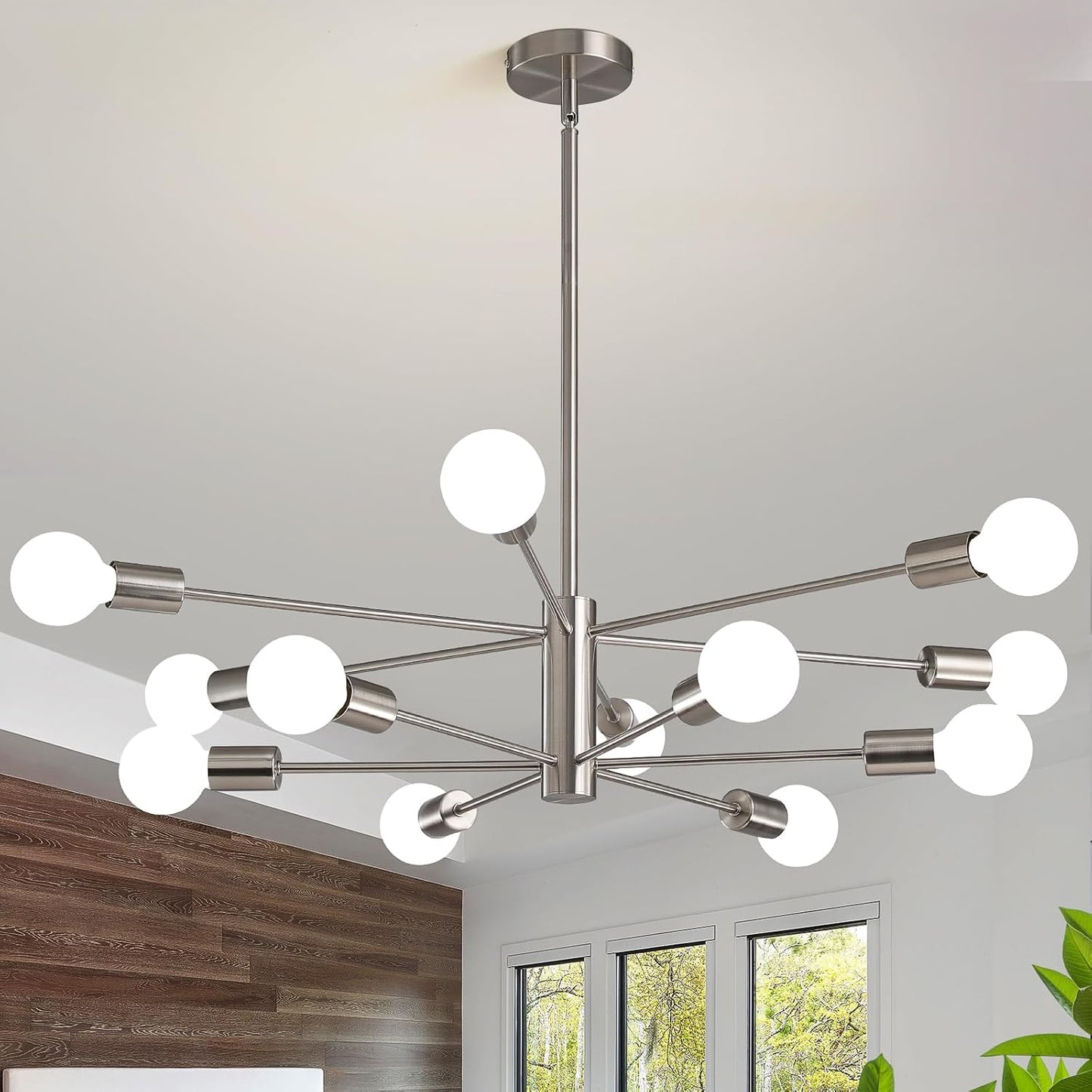 Modern Sputnik Chandeliers Light for Dining Room and Kitchen
