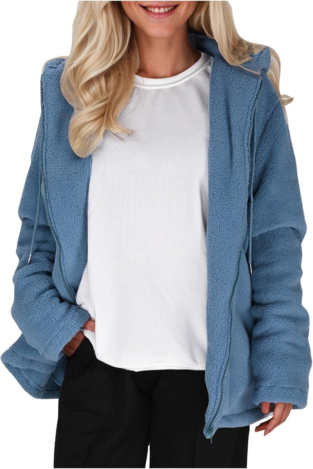 Ultimate Warmth: Reversible Fleece Hoodie