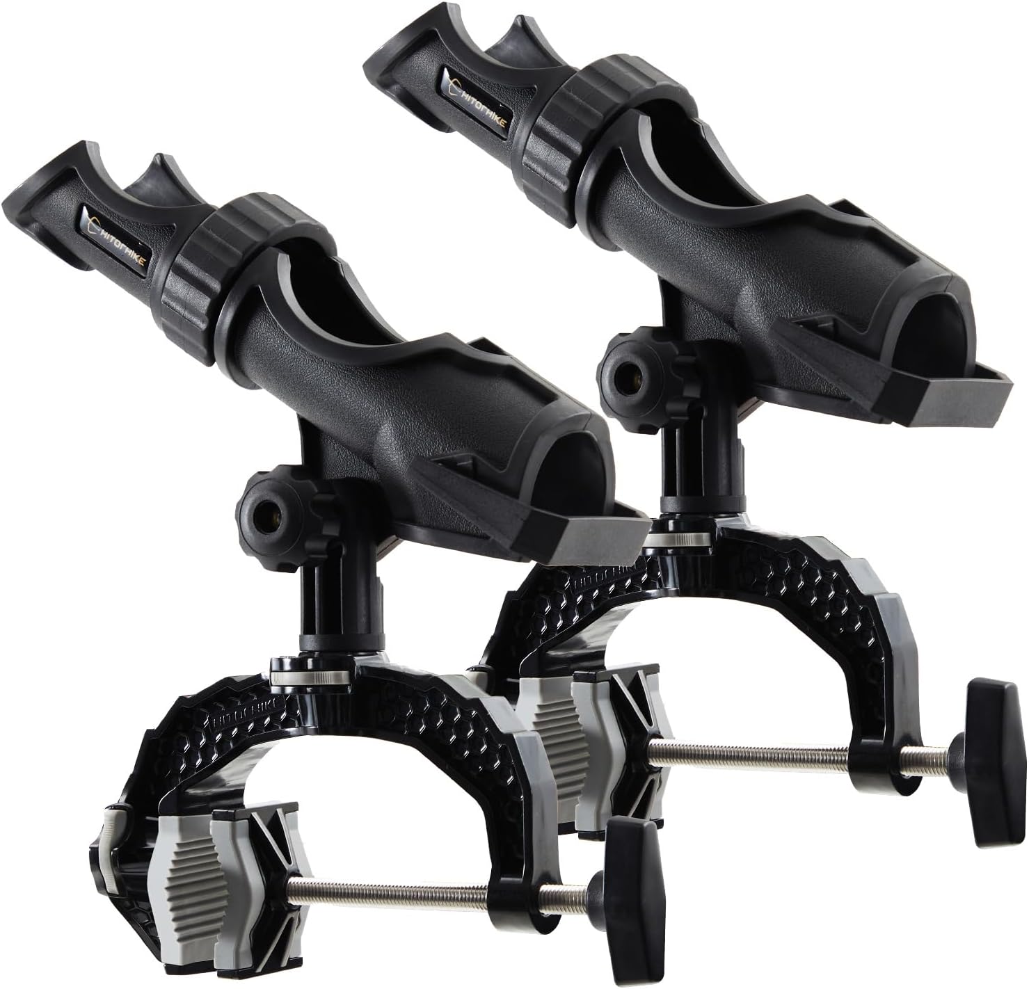 Hitorhike Fishing Rod Holder with One-Click Lock System for Boats