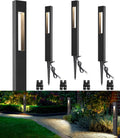 SUNVIE 3W Low Voltage Pathway Lights 3000K LED - 4 Pack