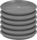 Plant Saucer 23 in 6 Pack - Heavy Duty Plastic Water Trays