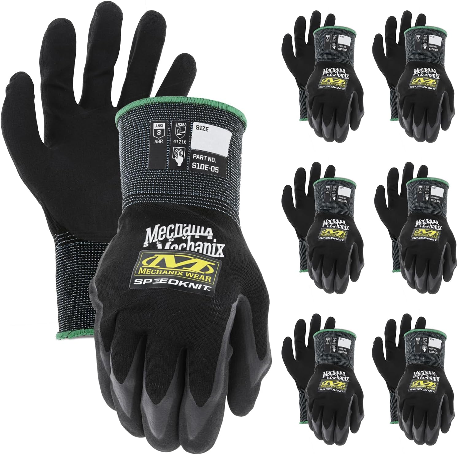 Mechanix Wear SpeedKnit Utility Work Gloves for Tough Jobs