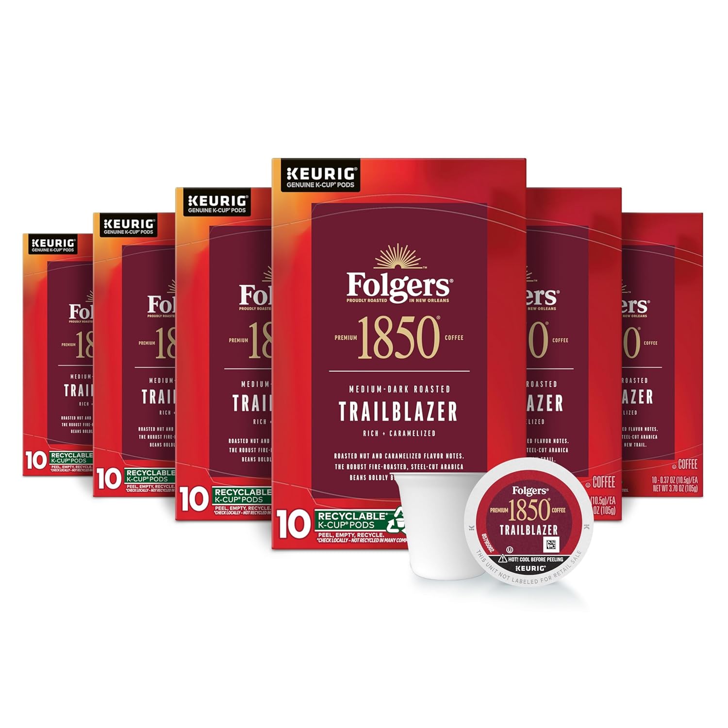 Folgers 1850 Trailblazer Medium-Dark Roast Coffee Pods Review