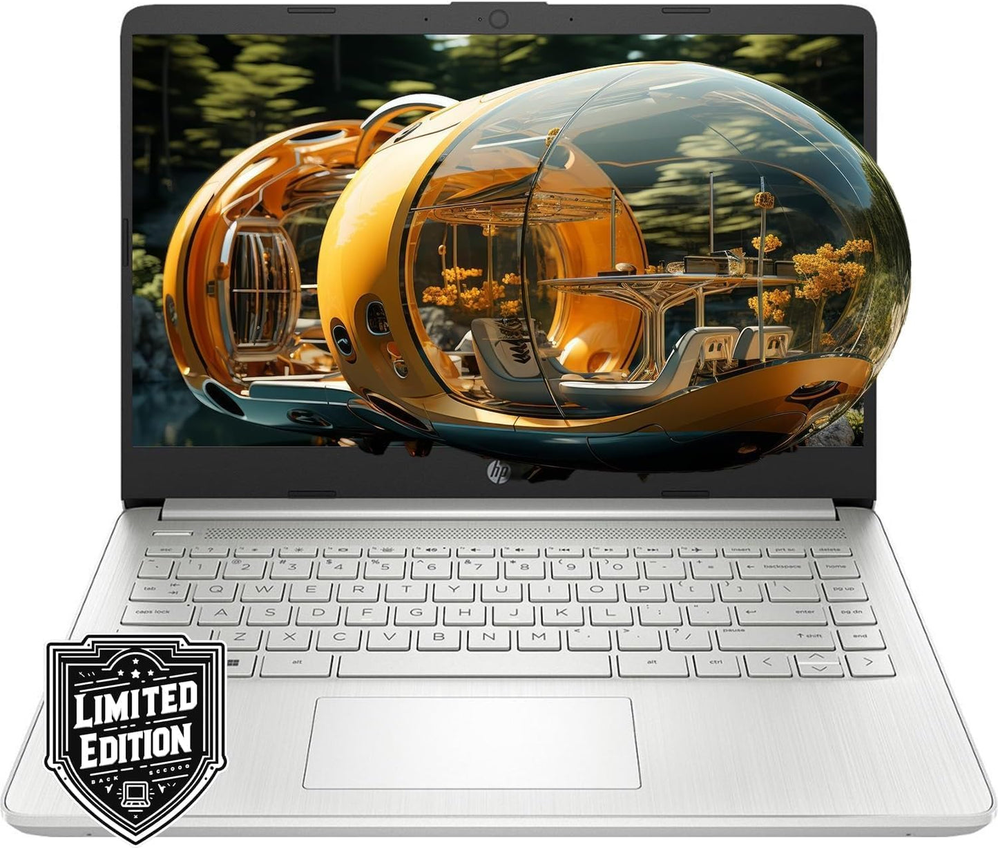HP 14 HD Laptop with Microsoft 365 and Long Battery Life