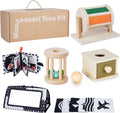 Montessori Toys for Babies 0-6 Months - 6 in 1 Learning Set