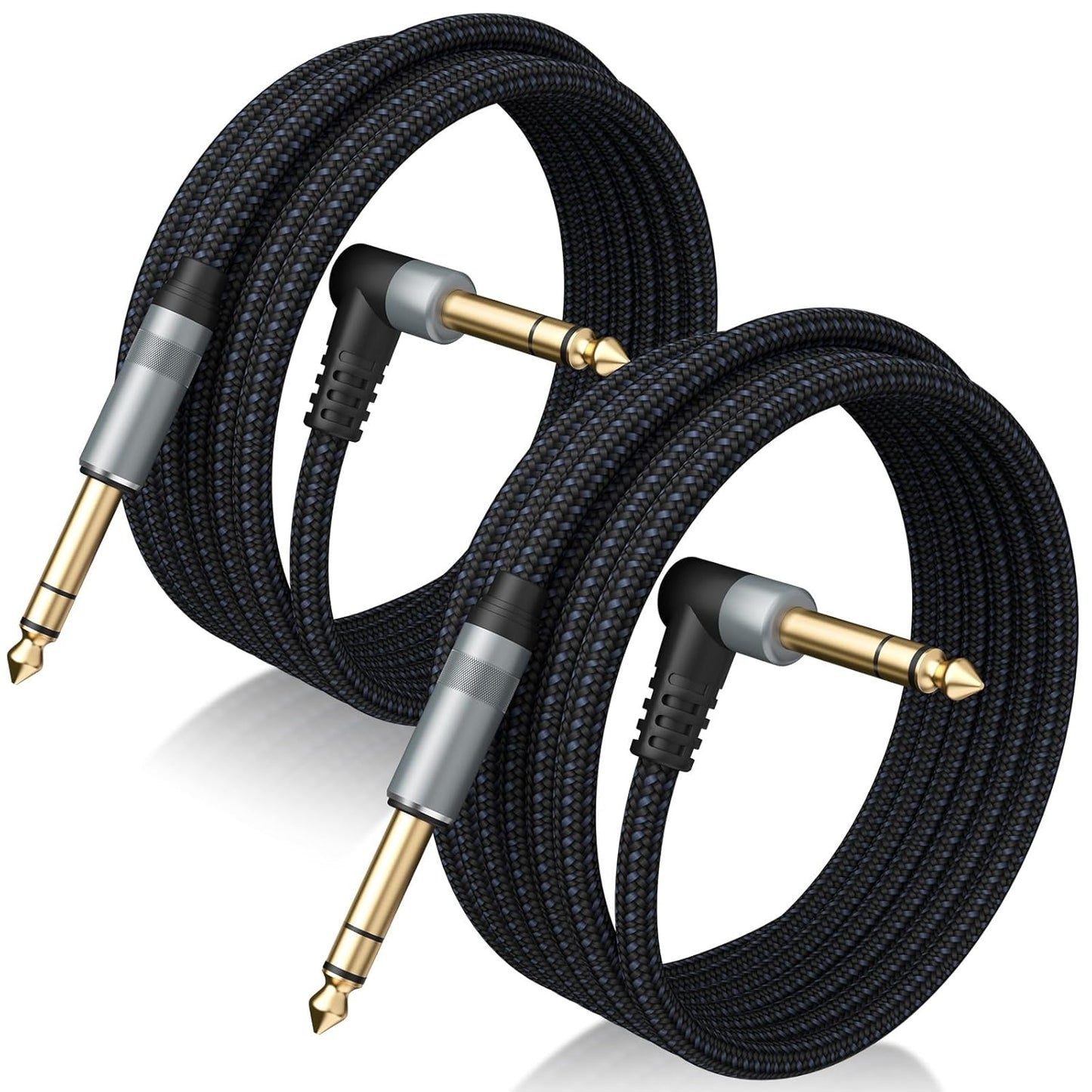 Premium 10FT TRS Cables: Noise-Free Stereo Sound - Birvemce