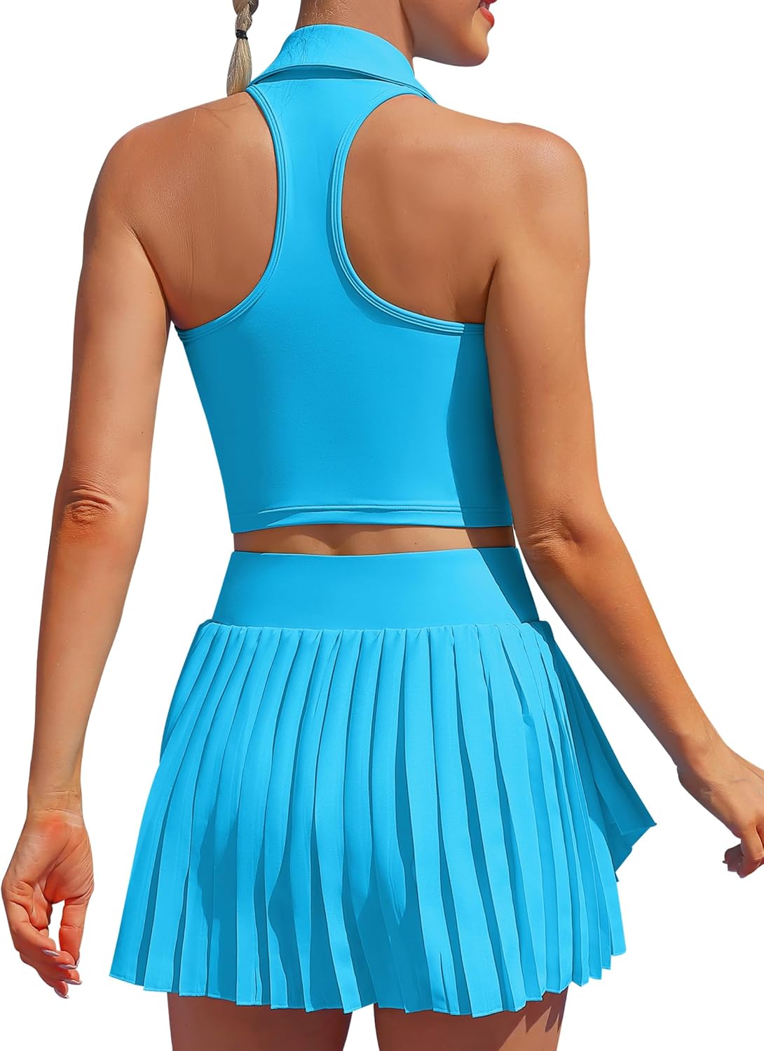 ATTRACO Tennis Dress for Women with Built-in Shorts and Pockets