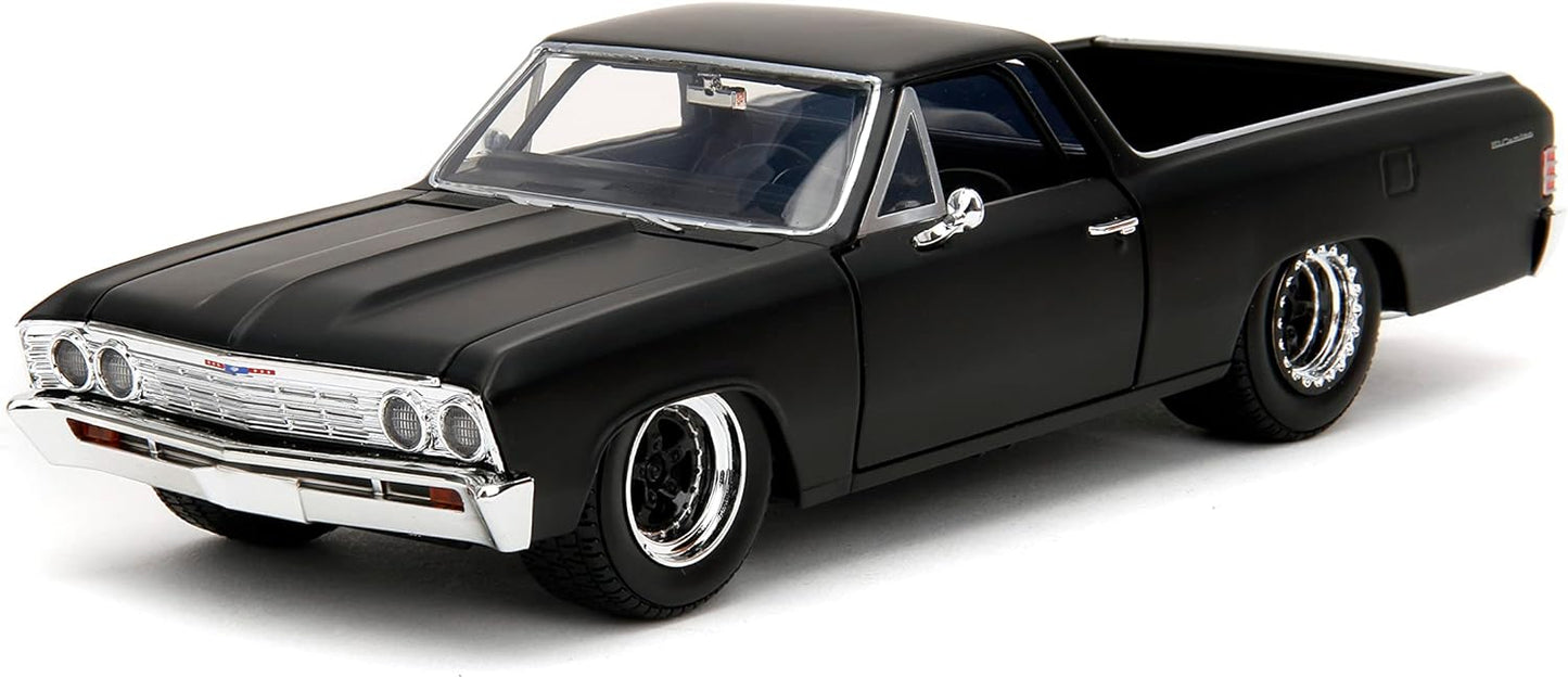 Jada Toys 1:24 Fast & Furious '67 Chevy El Camino Die-Cast Car - Speed Demon!