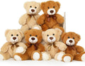 MorisMos 6Pcs 14in Teddy Bears Bulk for Baby Shower Decor
