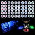 LED Coaster Set of 50 Pcs for Vibrant Drink Lighting Fun