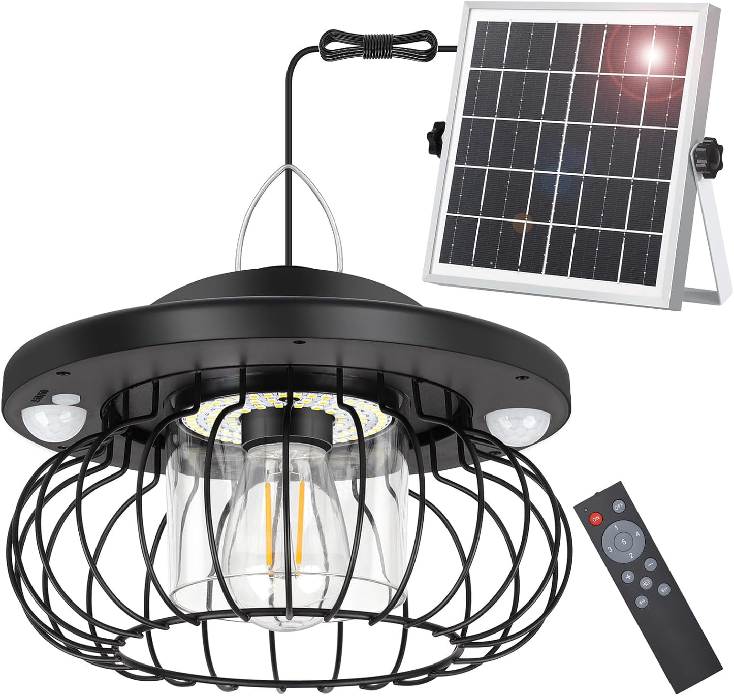 Ropelux Solar Shed Light 3000LM with Motion Sensor & Remote