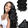 SIYUSI Body Wave Clip In Extensions - Luxurious Thickness & Natural