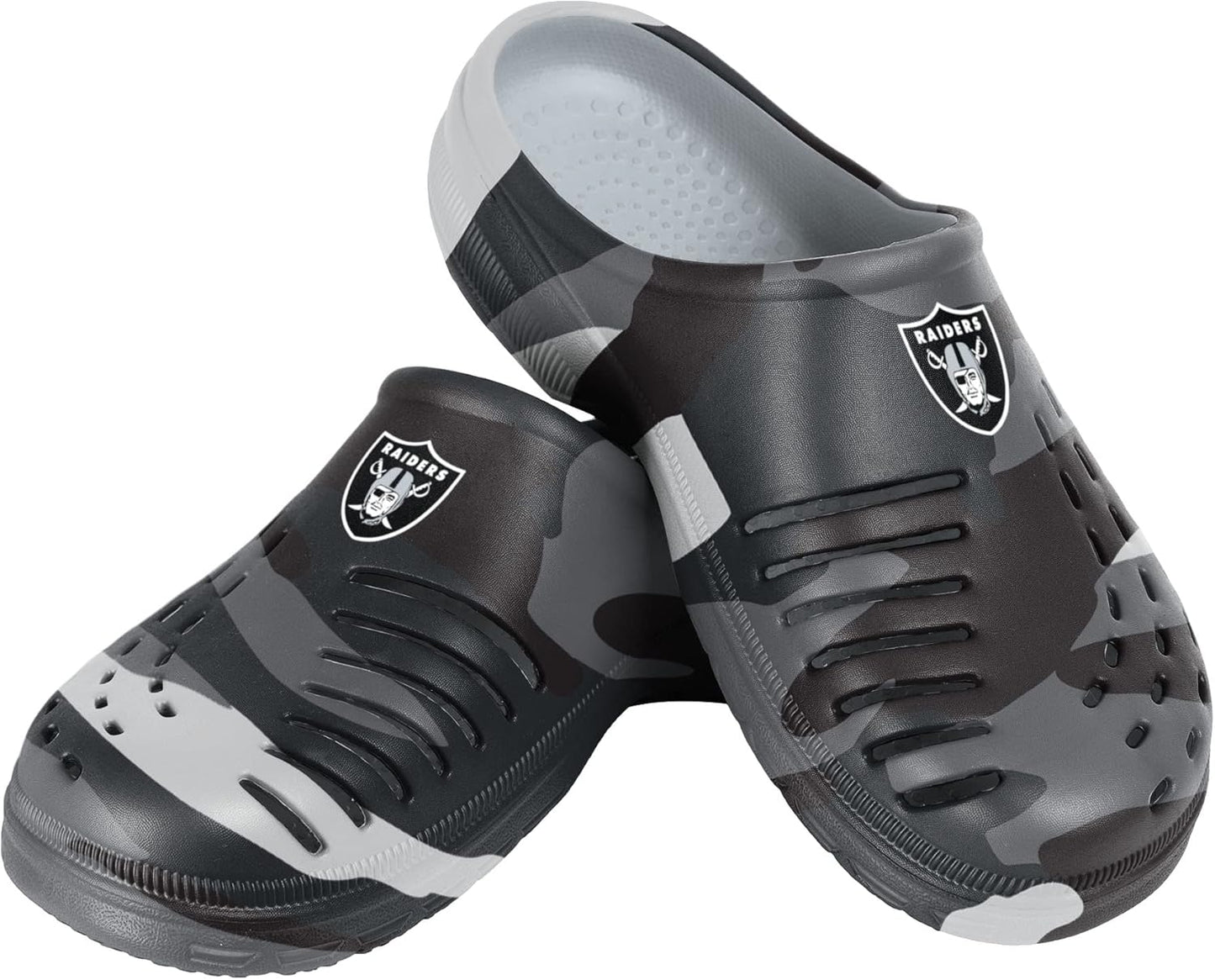 FOCO Men's NFL Team Logo Garden Water Sandals Shoes Clogs