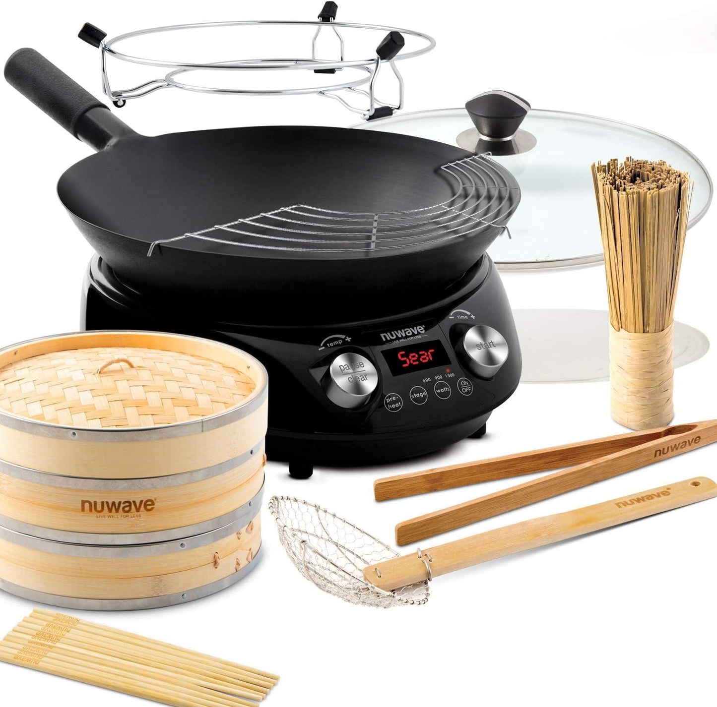 Nuwave Mosaic Induction Wok with Precise Temperature Control