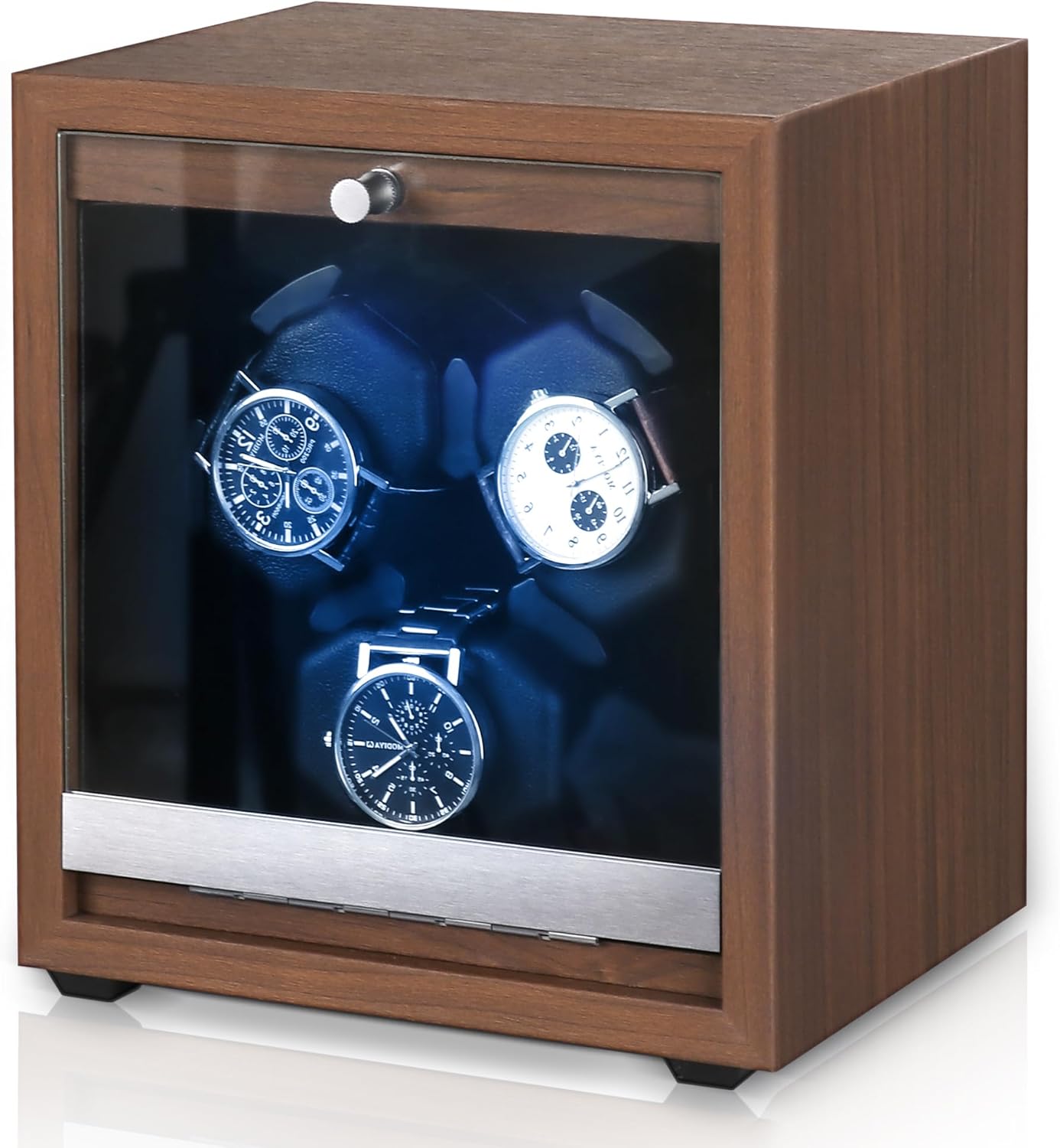 Silent Japanese Motor 3-Watch Winder - Timeless Style