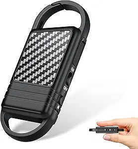 64GB Voice Recorder with Playback for iPhone and Android Use