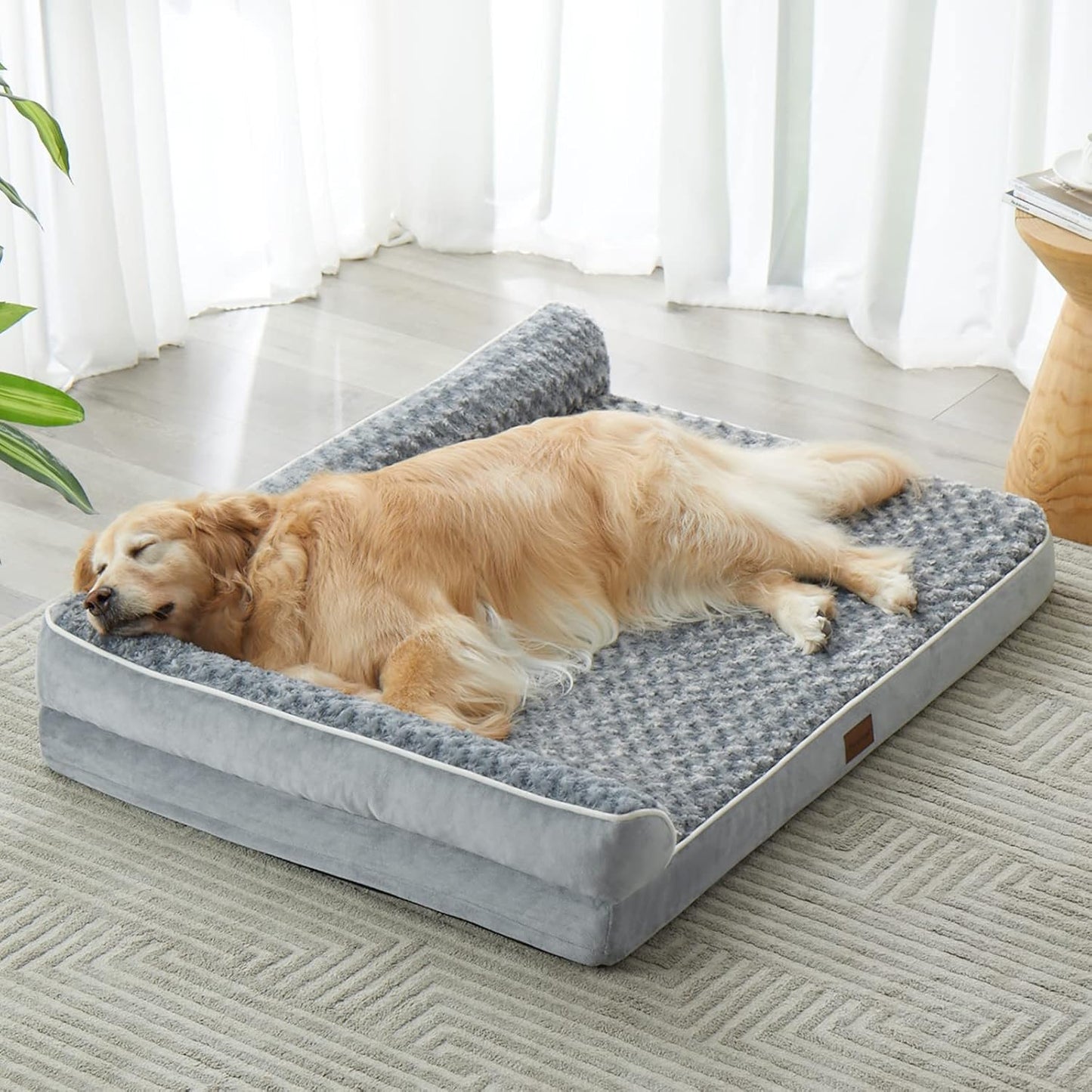 Orthopedic Dog Bed for Large Dogs - Waterproof and Washable