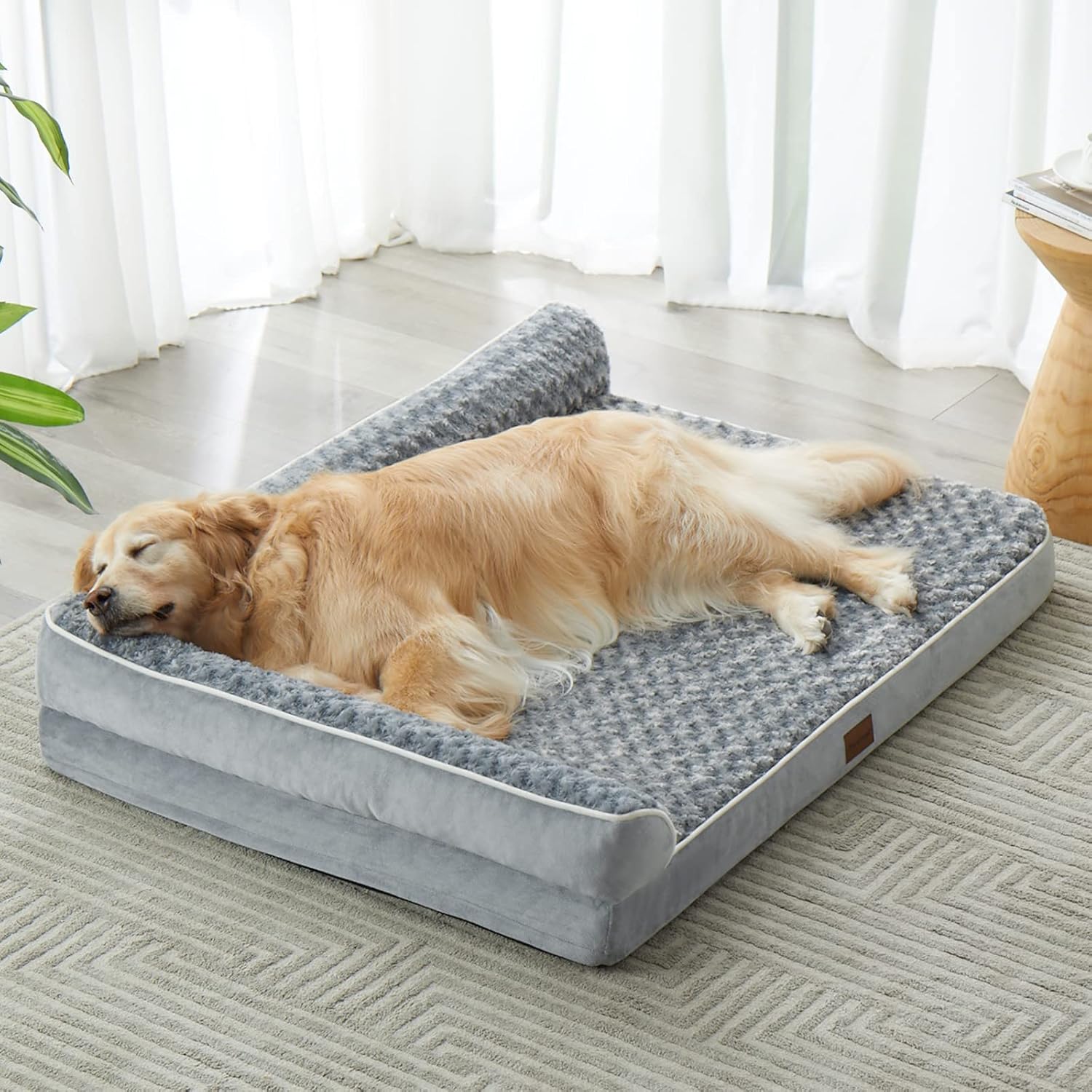 Orthopedic Dog Bed for Large Dogs - Waterproof and Washable