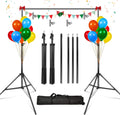 Photo Video Studio Backdrop Background Stand Kit - Adjustable 10ft