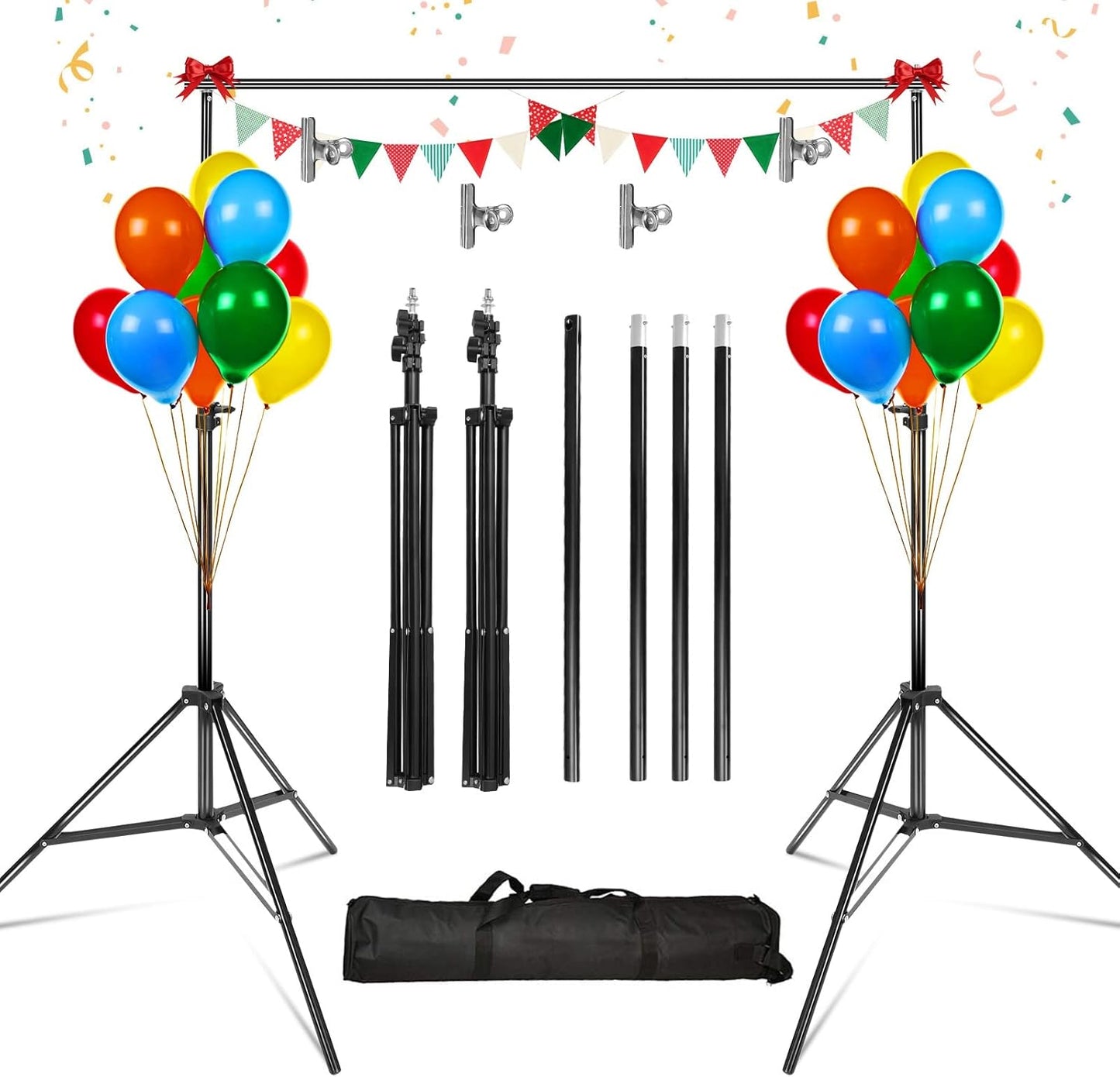 Adjustable Photo Video Studio Backdrop Stand Kit for Events