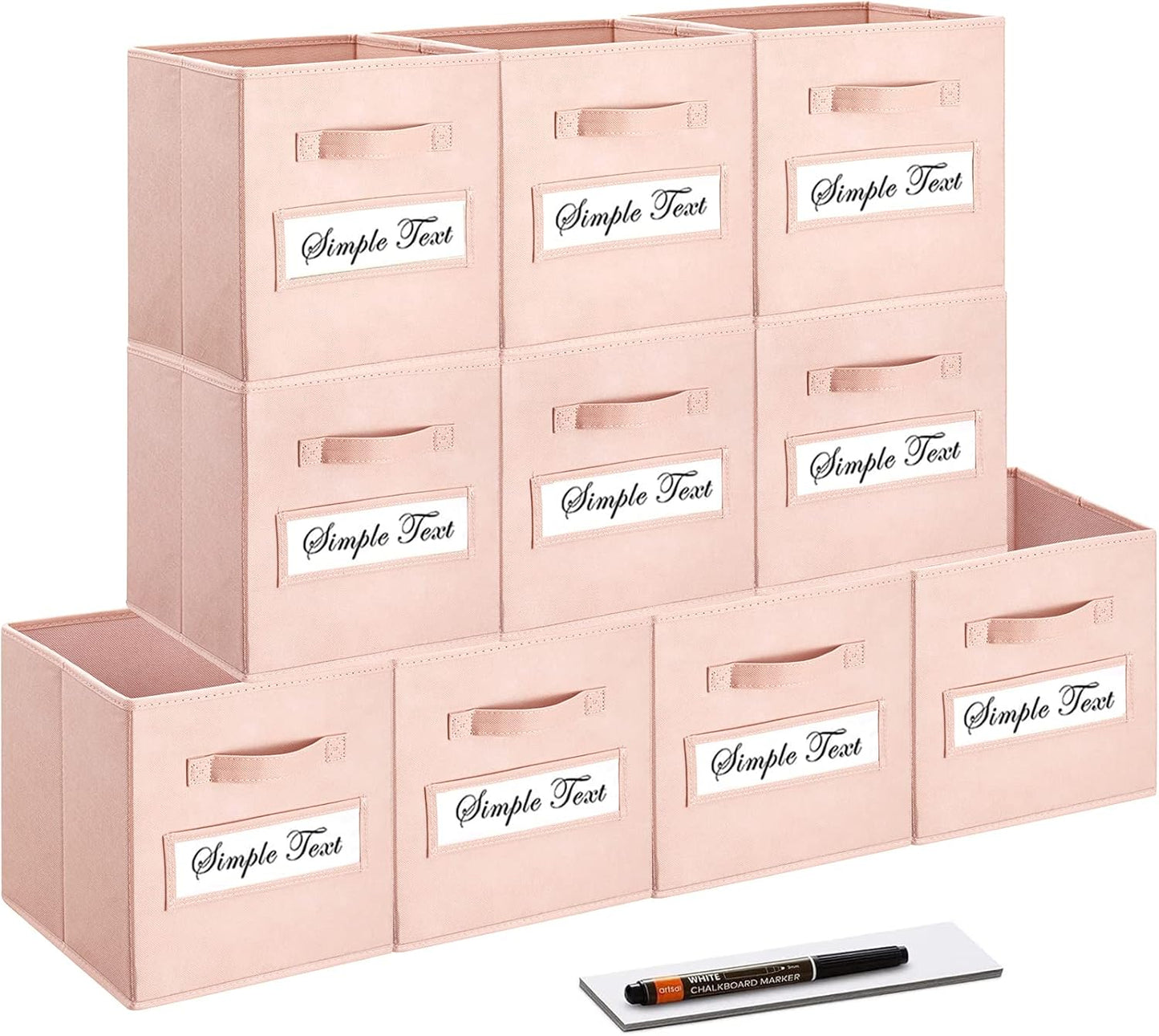 11 Inch Storage Cube Bins for Organizing Home and Office