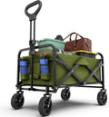 Collapsible Foldable Heavy Duty Utility Wagon Cart - Larger Capacity