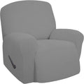 Easy-Going Oversized Recliner Stretch Sofa Slipcover - Soft Jacquard