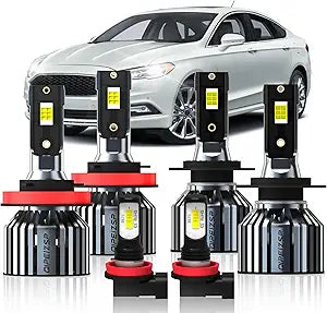 Super Bright LED Bulbs Kit for Ford Fusion 2006-2018 Models