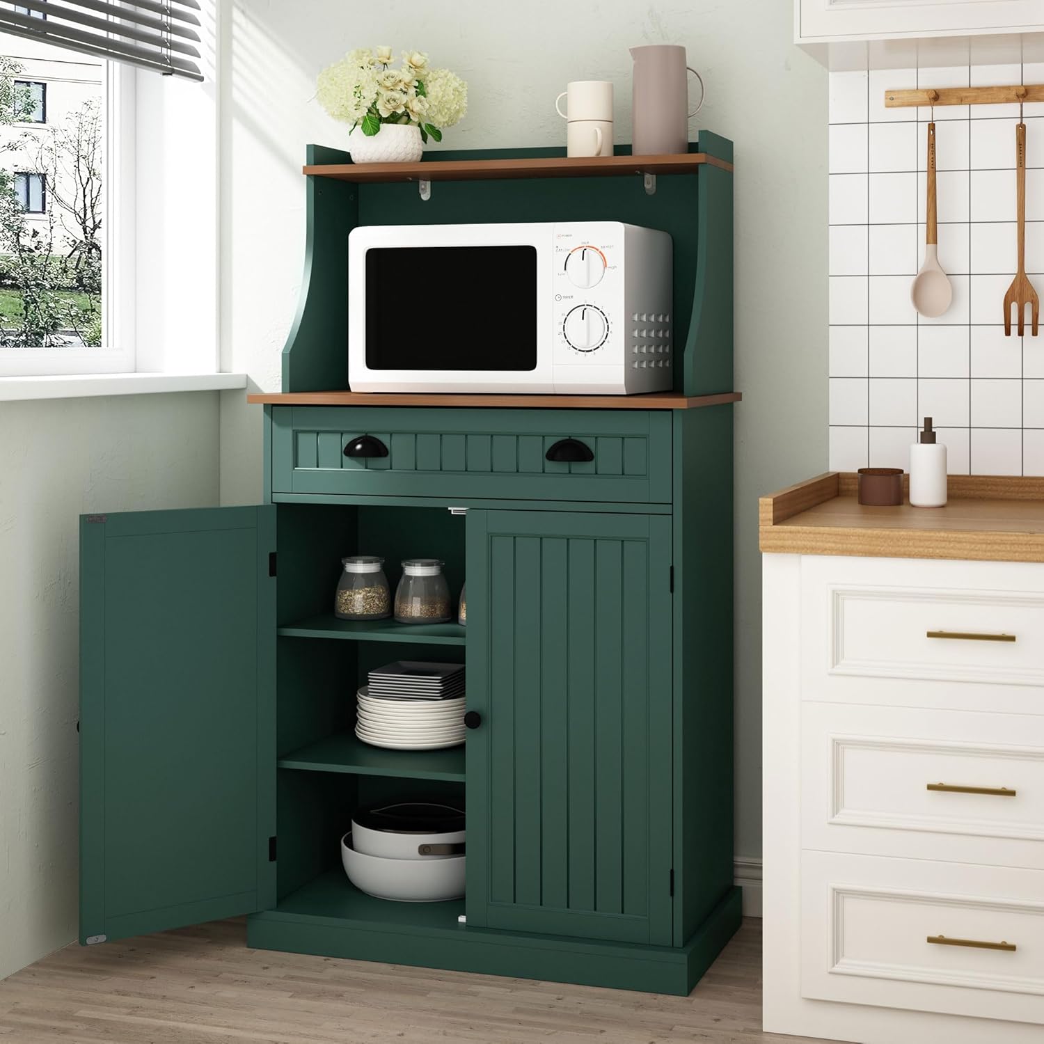 ARTPOWER 54 Microwave Cabinet - Stylish Storage Solution