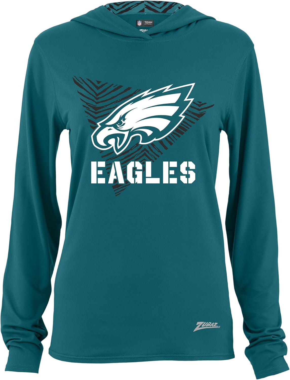 Zubaz NFL Women's Lightweight Hoodie for Game Day Comfort