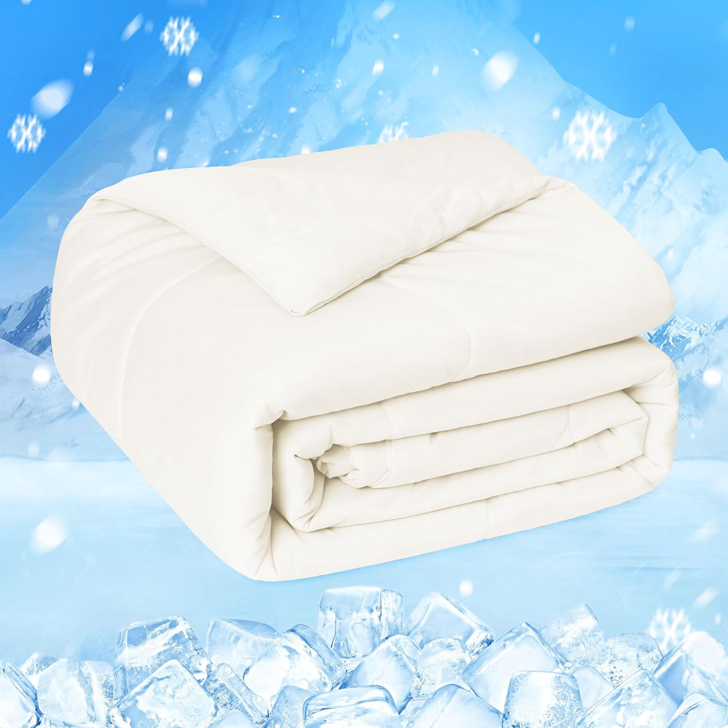HOMFINE Cooling Comforter for Hot Sleepers with Cold Tech Fabric