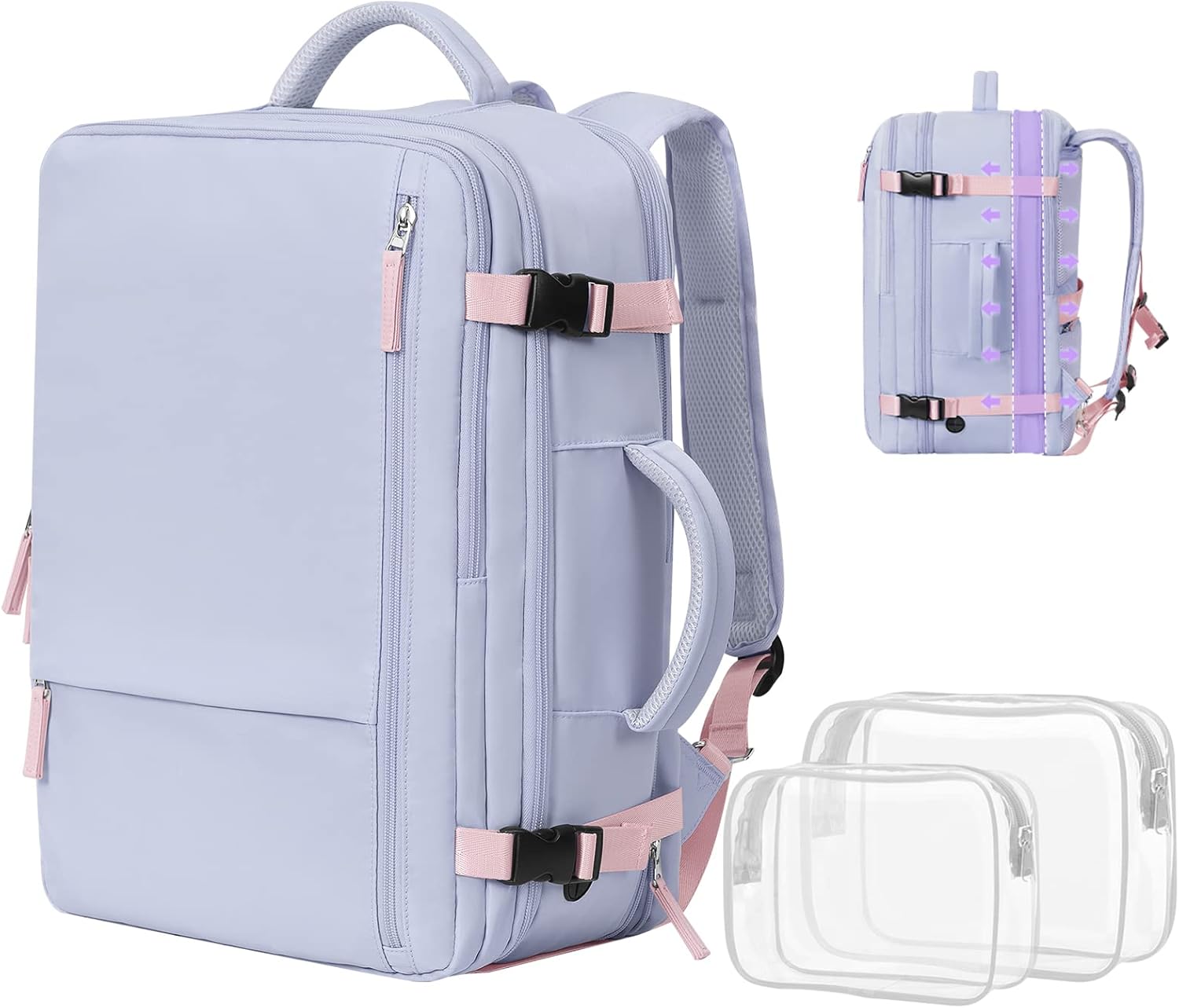 Travel Backpack for Women - Airline Approved Carry On Luggage