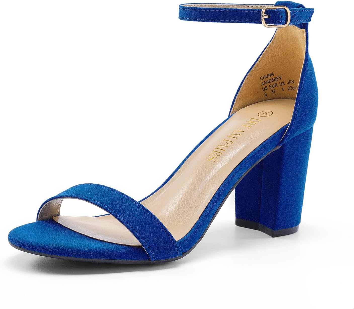 DREAM PAIRS Women's Chunk Low Heel Pump Sandals for Every Occasion