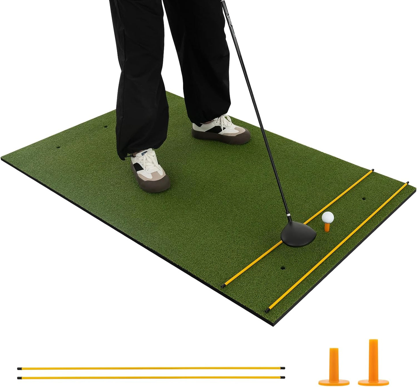 Tangkula Golf Mat Set: Perfect Home Practice