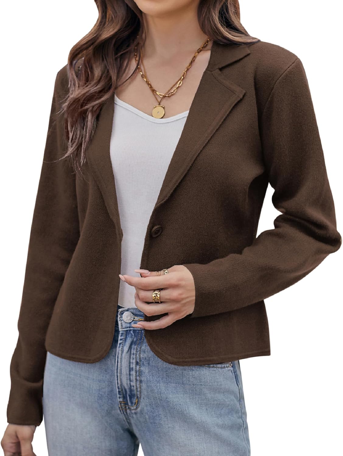 Stylish Women Sweater Blazer for Casual and Work Outfits
