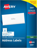 Avery Printable Address Labels for Copiers 1 in x 2-13/16 in