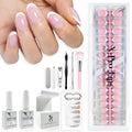 SXC Cosmetics French Tip Press On Nails Pink Series Starter Kit