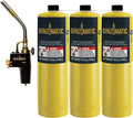 Bernzomatic Trigger Start Torch TS 8000 with 3 MAP PRO Cylinders