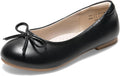 Girls Dress Shoes Ballet Flats Slip-on with Bow - Comfortable Everyday
