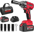 SEYVUM Impact Wrench 1/2 in - 320 Ft-lbs Torque Cordless Impact Gun